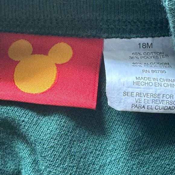 90’s Disney Mickey Mouse Goofy Outdoor Adventure Embroidered Overalls 18 M - Picture 9 of 10